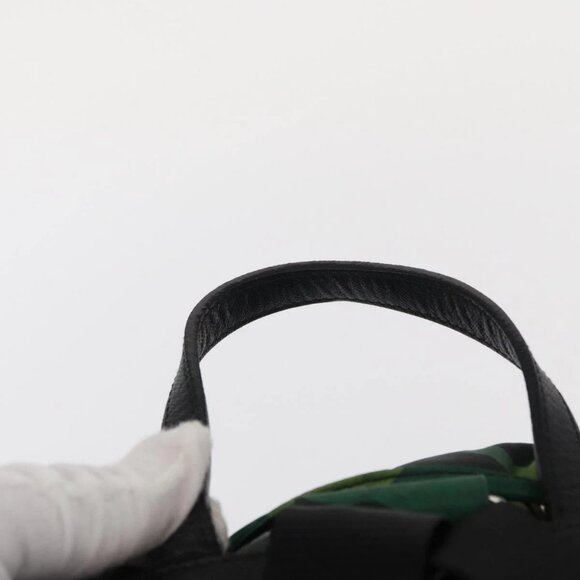 PRADA Backpack Nylon Green Silver Auth 158946V main image 9